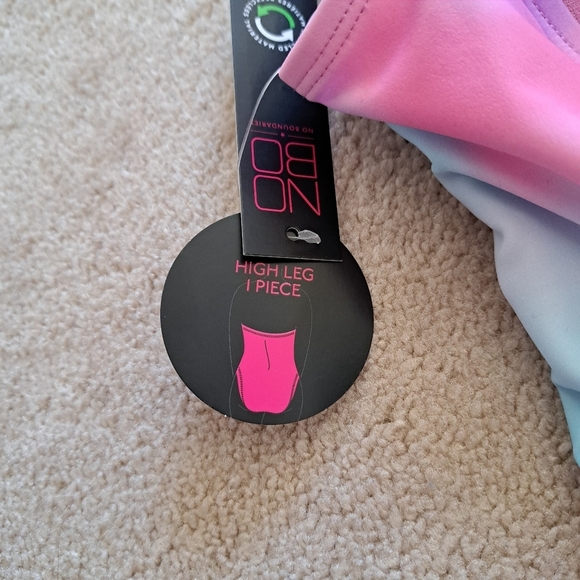 ❤️ No Boundaries Swimsuit Tie-Dye One Piece Bathing Suit Pink Blue NWT - Picture 7 of 15